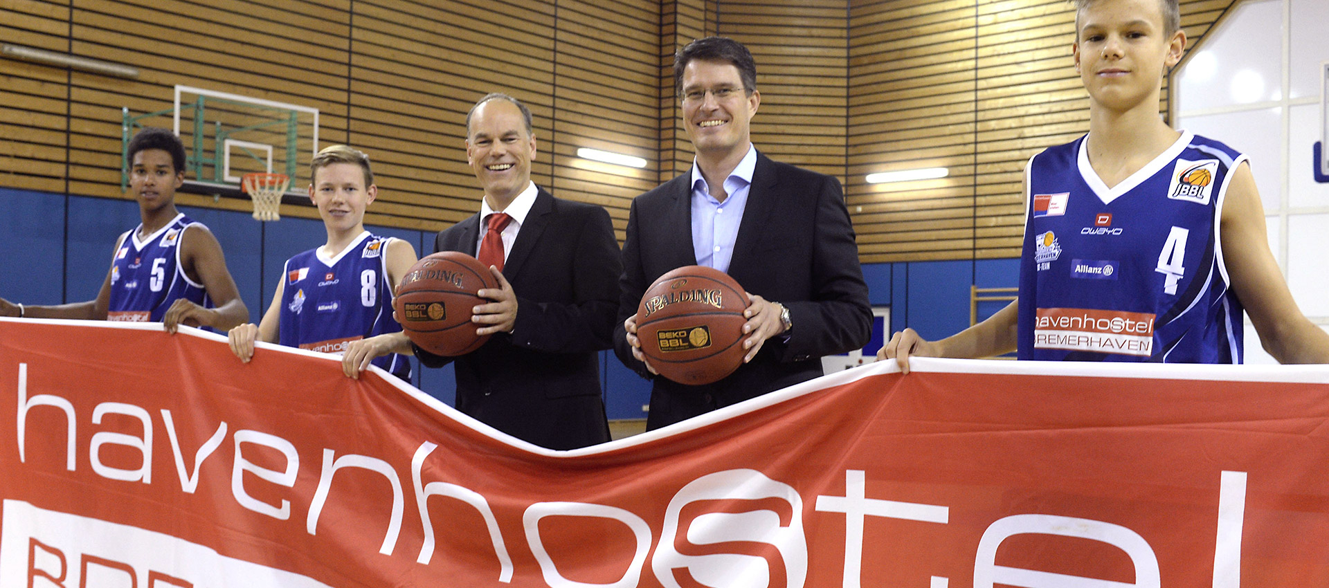 Foto - Hauptsponsor des JBBL Teams